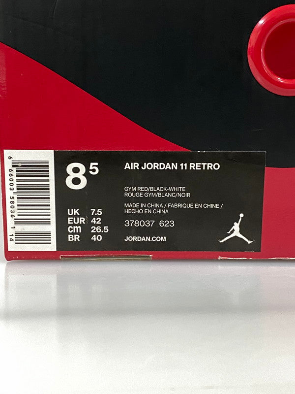 【中古品】【メンズ】 NIKE ナイキ AIR JORDAN 11 RETRO エアジョーダン 11 レトロ 378037-623 靴 シューズ スニーカー 160-260916-hu-13-min カラー：GYM RED/BLACK-WHITE 万代Net店