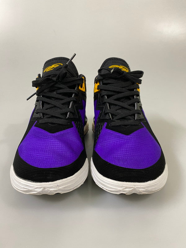 【中古品】【メンズ】 NIKE ナイキ LEBRON 18 LOW レブロン 18 ロー CV7562-003 靴 スニーカー シューズ 160-260916-hu-10-min カラー：BLACK/WHITE-FIERCE PURPLE 万代Net店