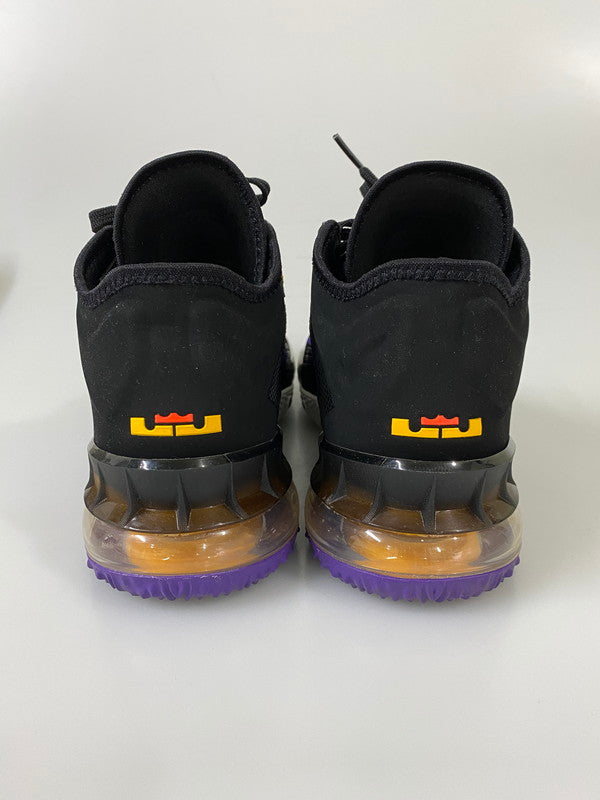 【中古品】【メンズ】 NIKE ナイキ LEBRON 18 LOW レブロン 18 ロー CV7562-003 靴 スニーカー シューズ 160-260916-hu-10-min カラー：BLACK/WHITE-FIERCE PURPLE 万代Net店
