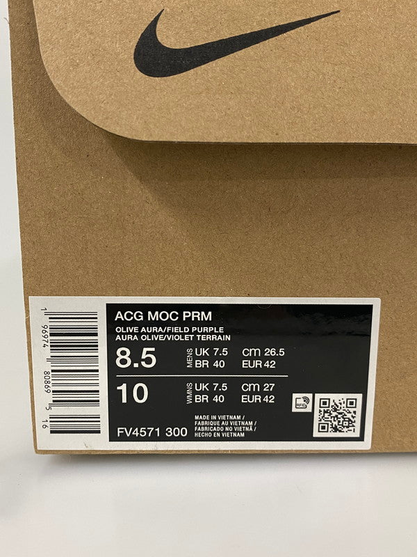 【中古品】【メンズ】 NIKE ACG ナイキ エーシージー MOC PRM モック プレミアム FV4571-300 靴 スニーカー シューズ 160-260916-hu-11-min カラー：OLIVE AURA/FIELD PURPLE 万代Net店
