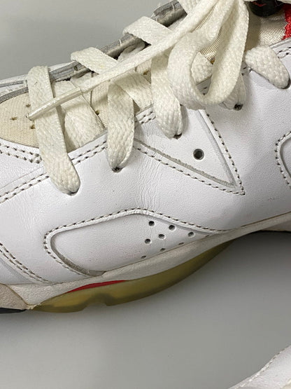 【中古品】【メンズ】 NIKE ナイキ AIR JORDAN 6 RETRO エアジョーダン 6 レトロ 384664-103 靴 シューズ スニーカー 160-260916-hu-01-min カラー：ホワイト/ブラック/レッド 万代Net店