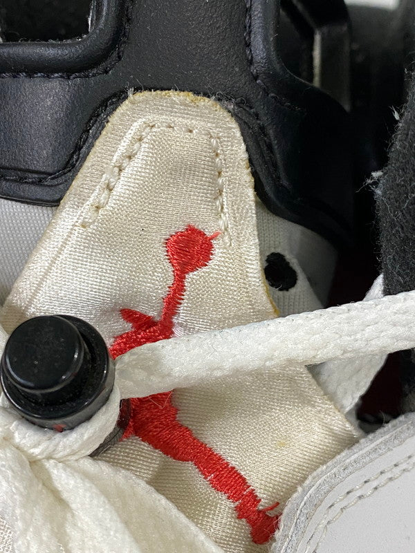 【中古品】【メンズ】 NIKE ナイキ AIR JORDAN 6 RETRO エアジョーダン 6 レトロ 384664-103 靴 シューズ スニーカー 160-260916-hu-01-min カラー：ホワイト/ブラック/レッド 万代Net店