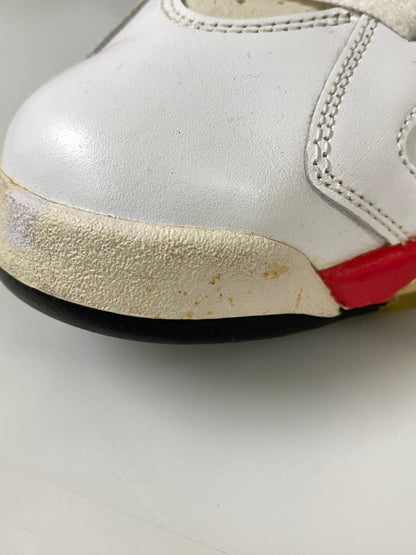 【中古品】【メンズ】 NIKE ナイキ AIR JORDAN 6 RETRO エアジョーダン 6 レトロ 384664-103 靴 シューズ スニーカー 160-260916-hu-01-min カラー：ホワイト/ブラック/レッド 万代Net店