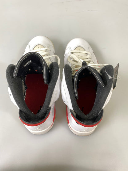 【中古品】【メンズ】 NIKE ナイキ AIR JORDAN 6 RETRO エアジョーダン 6 レトロ 384664-103 靴 シューズ スニーカー 160-260916-hu-01-min カラー：ホワイト/ブラック/レッド 万代Net店