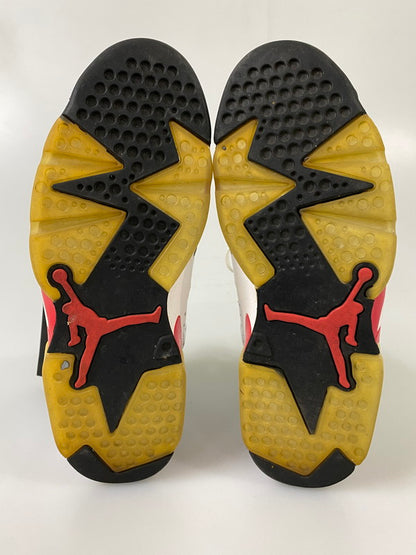 【中古品】【メンズ】 NIKE ナイキ AIR JORDAN 6 RETRO エアジョーダン 6 レトロ 384664-103 靴 シューズ スニーカー 160-260916-hu-01-min カラー：ホワイト/ブラック/レッド 万代Net店