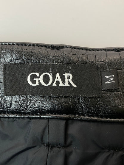 【中古品】【メンズ】 GOAR ARCHIVE ゴアアーカイブ CROCO ZIPPER PANTS クロコ ジッパー パンツ ボトムス 151-260918-hu-11-min サイズ：M カラー：ブラック 万代Net店