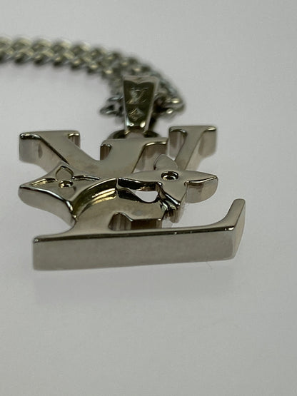 【中古品】【メンズ/レディース】 LOUIS VUITTON ルイヴィトン モノグラム ロウ ネックレス M02254 アクセサリー 179-260923-hu-19-min カラー：シルバー 万代Net店