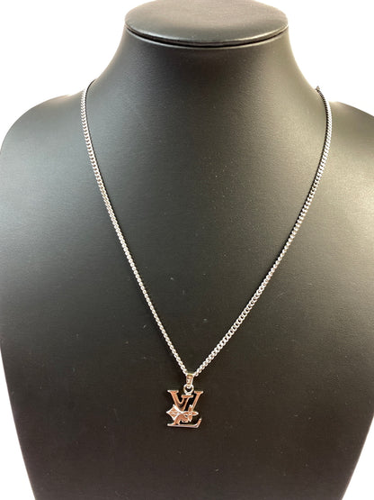 【中古品】【メンズ/レディース】 LOUIS VUITTON ルイヴィトン モノグラム ロウ ネックレス M02254 アクセサリー 179-260923-hu-19-min カラー：シルバー 万代Net店
