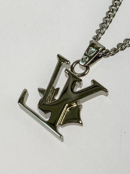 【中古品】【メンズ/レディース】 LOUIS VUITTON ルイヴィトン モノグラム ロウ ネックレス M02254 アクセサリー 179-260923-hu-19-min カラー：シルバー 万代Net店