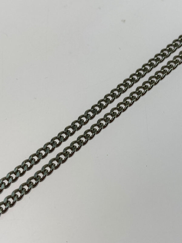 【中古品】【メンズ/レディース】 LOUIS VUITTON ルイヴィトン モノグラム ロウ ネックレス M02254 アクセサリー 179-260923-hu-19-min カラー：シルバー 万代Net店