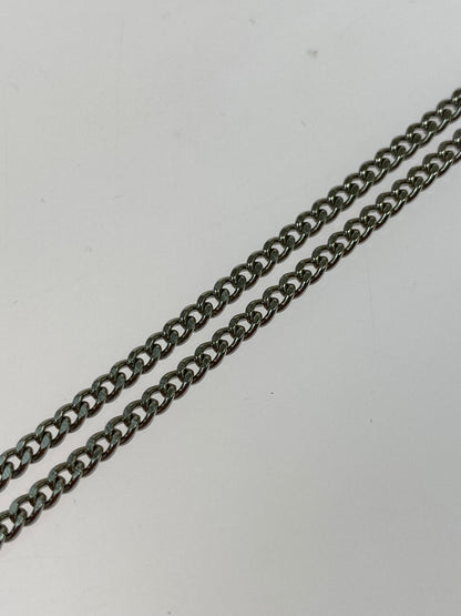 【中古品】【メンズ/レディース】 LOUIS VUITTON ルイヴィトン モノグラム ロウ ネックレス M02254 アクセサリー 179-260923-hu-19-min カラー：シルバー 万代Net店