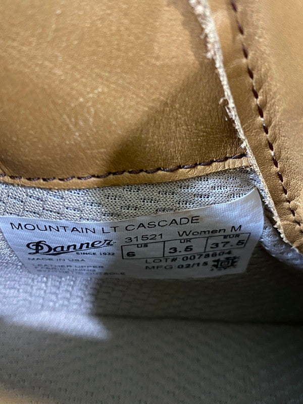 【中古品】【レディース】 DANNER ダナー MOUNTAIN LT CASCADE マウンテン ライト カスケード 靴 シューズ ブーツ 167-260916-hu-18-min カラー：キャメル 万代Net店