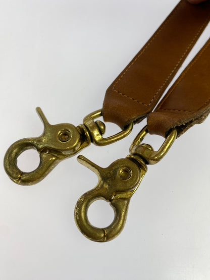 【現状渡し品】【メンズ】 OLD COACH オールド コーチ ショルダーバッグ ビジネスバッグ カバン レザー 180-261004-hu-21-min カラー：キャメル系 万代Net店