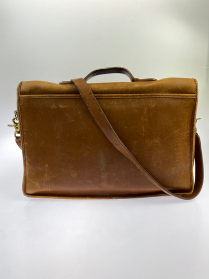 【現状渡し品】【メンズ】 OLD COACH オールド コーチ ショルダーバッグ ビジネスバッグ カバン レザー 180-261004-hu-21-min カラー：キャメル系 万代Net店