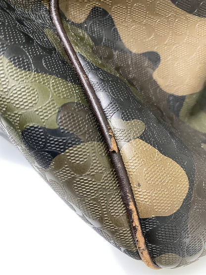 【中古品】【メンズ/レディース】 COACH コーチ CAMOUFLAGE BOSTON BAG F93230 ヘリテージ シグネチャー ロール ダッフル カモフラージュ ボストンバッグ 鞄 カバン 180-260927-em-28-min カラー：ブラウン系 万代Net店