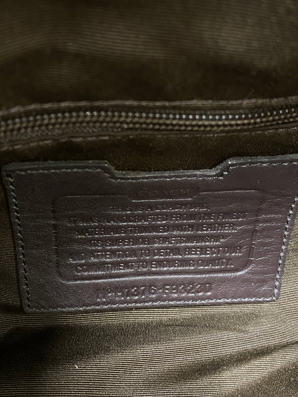 【中古品】【メンズ/レディース】 COACH コーチ CAMOUFLAGE BOSTON BAG F93230 ヘリテージ シグネチャー ロール ダッフル カモフラージュ ボストンバッグ 鞄 カバン 180-260927-em-28-min カラー：ブラウン系 万代Net店