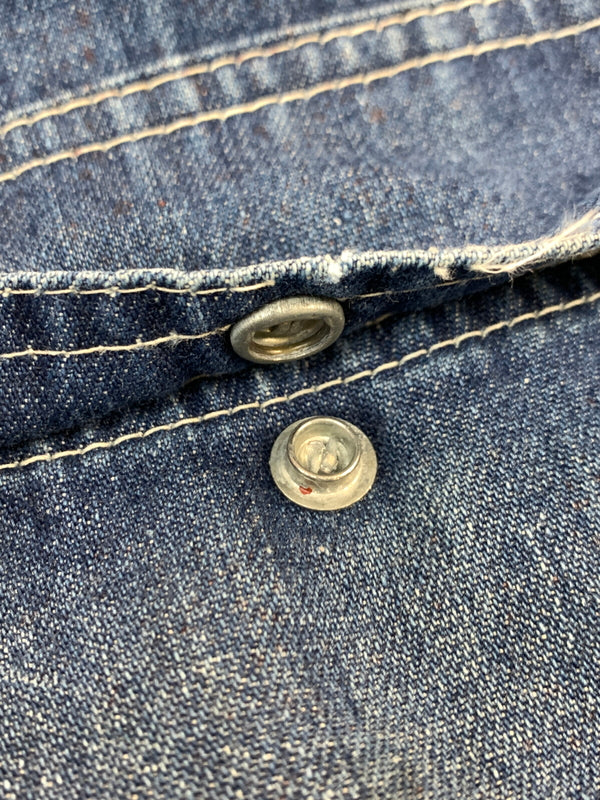 【現状渡し品】【メンズ】 BICMAC ビックマック 70S DENIM COVERALL 70年代 デニム カバーオール アウター 146-260915-jt-04-min サイズ：サイズ不明 下記参照 カラー：インディゴ 万代Net店