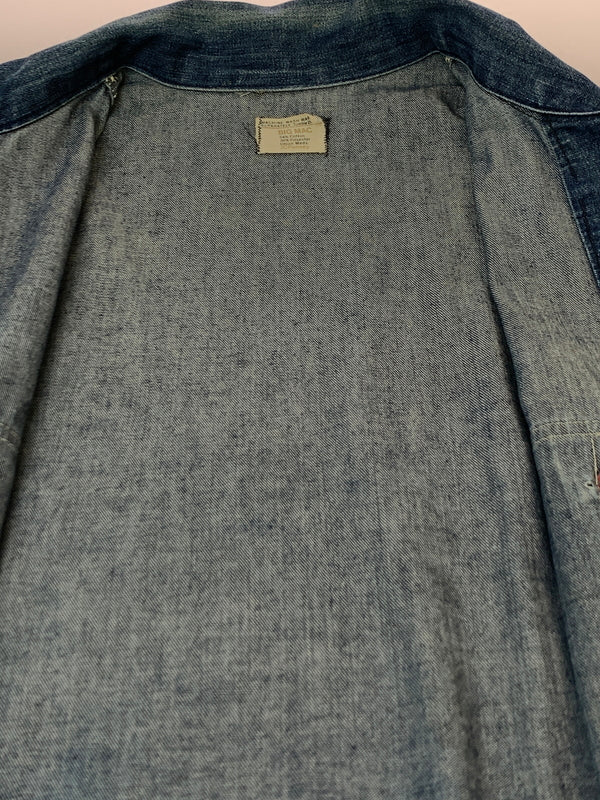 【現状渡し品】【メンズ】 BICMAC ビックマック 70S DENIM COVERALL 70年代 デニム カバーオール アウター 146-260915-jt-04-min サイズ：サイズ不明 下記参照 カラー：インディゴ 万代Net店