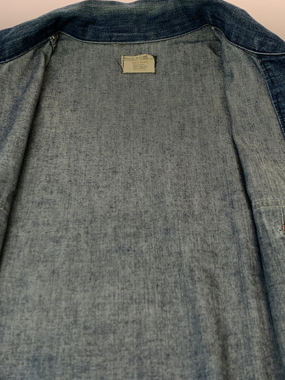 【現状渡し品】【メンズ】 BICMAC ビックマック 70S DENIM COVERALL 70年代 デニム カバーオール アウター 146-260915-jt-04-min サイズ：サイズ不明 下記参照 カラー：インディゴ 万代Net店
