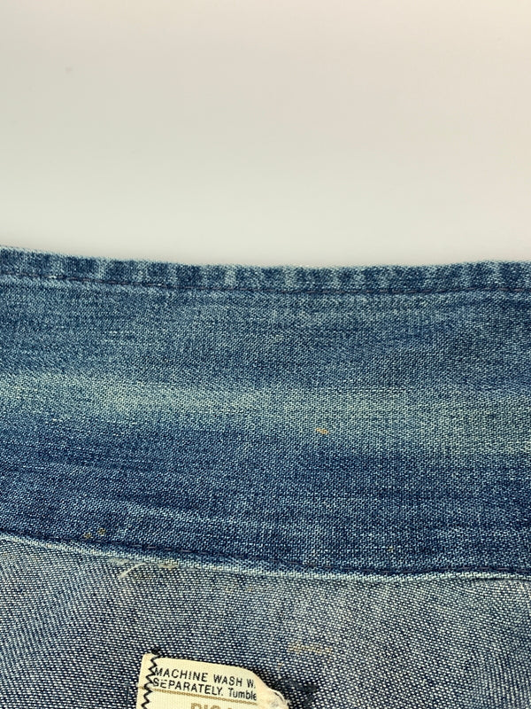 【現状渡し品】【メンズ】 BICMAC ビックマック 70S DENIM COVERALL 70年代 デニム カバーオール アウター 146-260915-jt-04-min サイズ：サイズ不明 下記参照 カラー：インディゴ 万代Net店