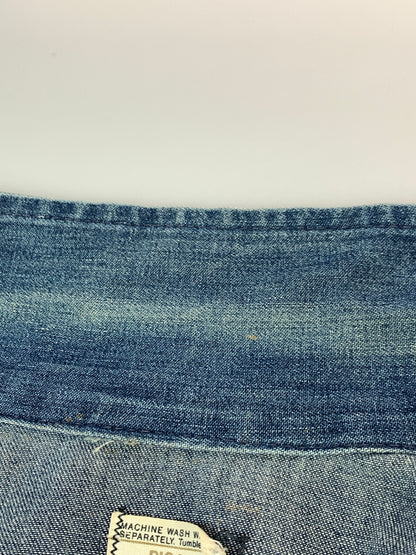 【現状渡し品】【メンズ】 BICMAC ビックマック 70S DENIM COVERALL 70年代 デニム カバーオール アウター 146-260915-jt-04-min サイズ：サイズ不明 下記参照 カラー：インディゴ 万代Net店