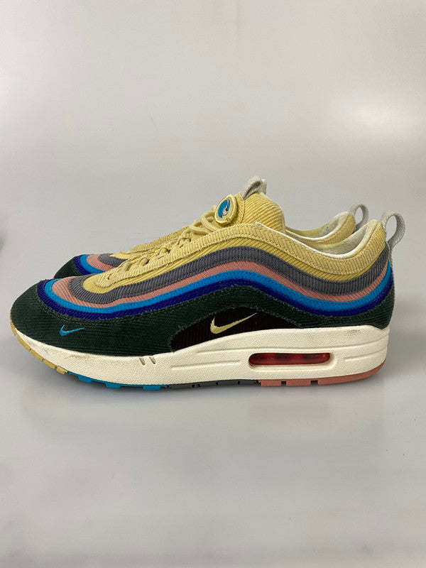 【中古品】【メンズ】 SEAN WOTHERSPOON×NIKE ショーン ウェザースプーン ナイキ AIR MAX 1/97 SW エア マックス AJ4219-400 靴 シューズ スニーカー 160-260916-hu-08-min カラー：LIGHT BLUE FURY/LEMON WASH 万代Net店