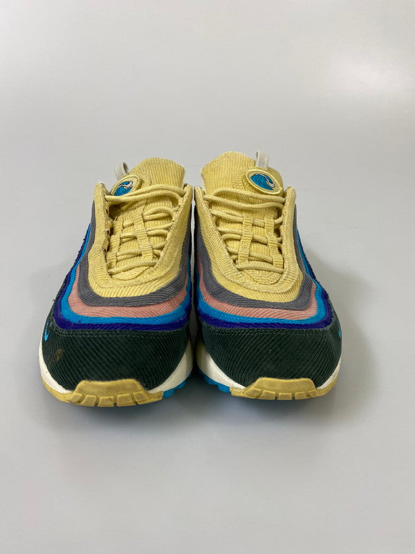 【中古品】【メンズ】 SEAN WOTHERSPOON×NIKE ショーン ウェザースプーン ナイキ AIR MAX 1/97 SW エア マックス AJ4219-400 靴 シューズ スニーカー 160-260916-hu-08-min カラー：LIGHT BLUE FURY/LEMON WASH 万代Net店