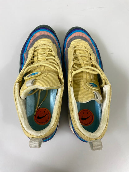 【中古品】【メンズ】 SEAN WOTHERSPOON×NIKE ショーン ウェザースプーン ナイキ AIR MAX 1/97 SW エア マックス AJ4219-400 靴 シューズ スニーカー 160-260916-hu-08-min カラー：LIGHT BLUE FURY/LEMON WASH 万代Net店