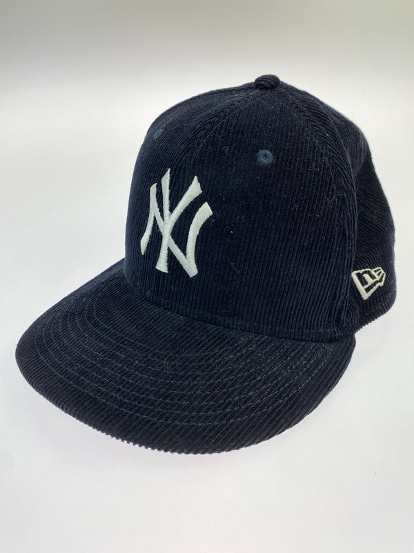 【中古品】【メンズ】 NEWERA ニューエラ NEW YORK YANKEES CORDUROY CAP ニューヨーク ヤンキース コーデュロイ キャップ 帽子 185-260923-hu-38-min サイズ：7 1/2 （59.6cm） カラー：ネイビー 万代Net店