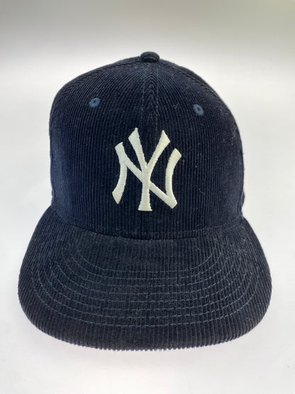 【中古品】【メンズ】 NEWERA ニューエラ NEW YORK YANKEES CORDUROY CAP ニューヨーク ヤンキース コーデュロイ キャップ 帽子 185-260923-hu-38-min サイズ：7 1/2 （59.6cm） カラー：ネイビー 万代Net店