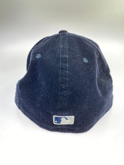 【中古品】【メンズ】 NEWERA ニューエラ NEW YORK YANKEES CORDUROY CAP ニューヨーク ヤンキース コーデュロイ キャップ 帽子 185-260923-hu-38-min サイズ：7 1/2 （59.6cm） カラー：ネイビー 万代Net店