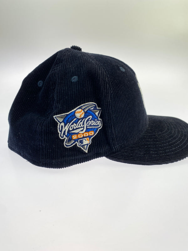 【中古品】【メンズ】 NEWERA ニューエラ NEW YORK YANKEES CORDUROY CAP ニューヨーク ヤンキース コーデュロイ キャップ 帽子 185-260923-hu-38-min サイズ：7 1/2 （59.6cm） カラー：ネイビー 万代Net店