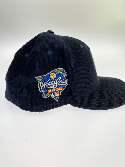 【中古品】【メンズ】 NEWERA ニューエラ NEW YORK YANKEES CORDUROY CAP ニューヨーク ヤンキース コーデュロイ キャップ 帽子 185-260923-hu-38-min サイズ：7 1/2 （59.6cm） カラー：ネイビー 万代Net店