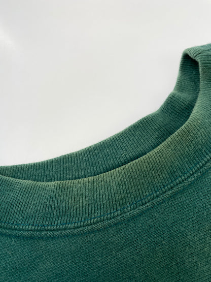 【現状渡し品】【メンズ】 CHAMPION チャンピオン 90年代 REVERSE WEAVE SWEATSHIRT リバース ウィーブ スウェットトップス 146-260915-jt-33-min サイズ：XL カラー：グリーン 万代Net店