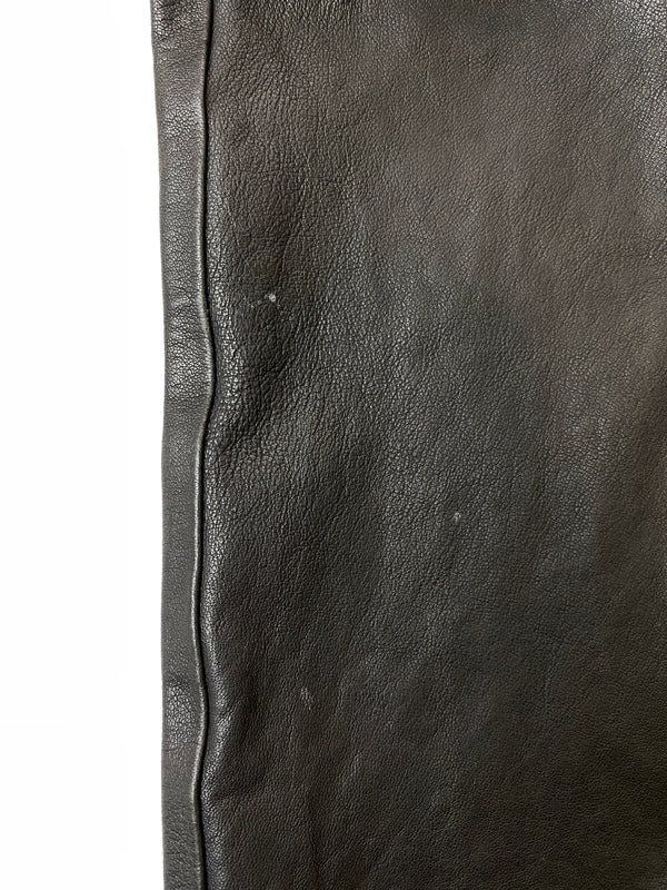 【中古品】【メンズ】 DIESEL ディーゼル LAMB LEATHER PANT ラム レザー パンツ ボトムス 152-260918-hu-10-min サイズ：30 カラー：ブラック 万代Net店