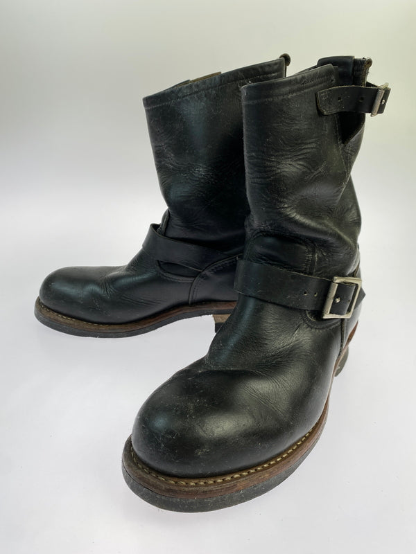 【現状渡し品】【メンズ】 REDWING レッドウィング 11INCH ENGINEER 9085 11インチ エンジニアブーツ 靴 164-260917-yn-09-min サイズ：27.0cm カラー：ブラック 万代Net店