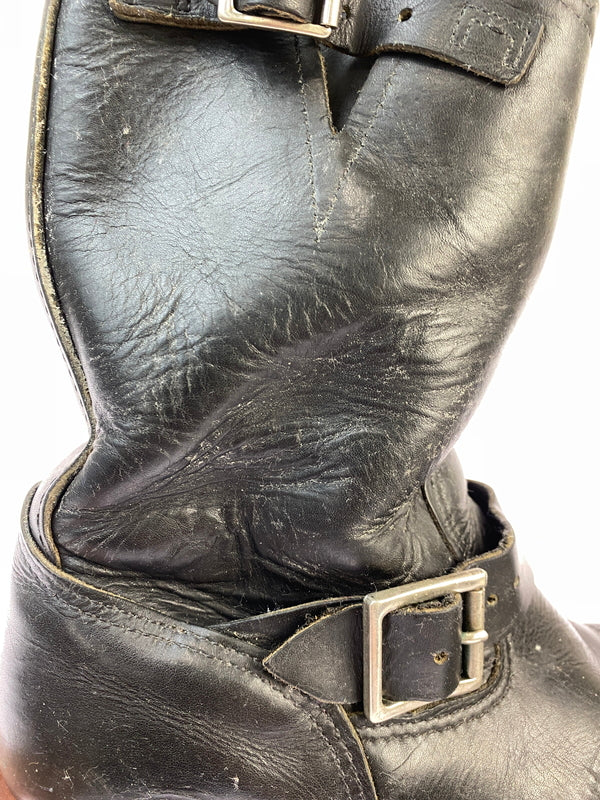 【現状渡し品】【メンズ】 REDWING レッドウィング 11INCH ENGINEER 9085 11インチ エンジニアブーツ 靴 164-260917-yn-09-min サイズ：27.0cm カラー：ブラック 万代Net店