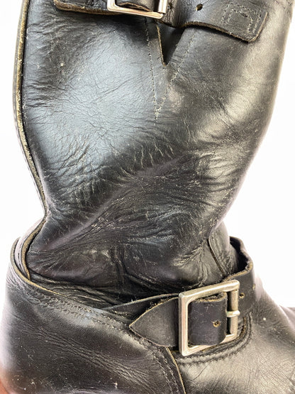 【現状渡し品】【メンズ】 REDWING レッドウィング 11INCH ENGINEER 9085 11インチ エンジニアブーツ 靴 164-260917-yn-09-min サイズ：27.0cm カラー：ブラック 万代Net店
