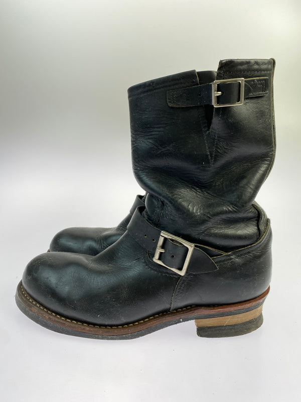 【現状渡し品】【メンズ】 REDWING レッドウィング 11INCH ENGINEER 9085 11インチ エンジニアブーツ 靴 164-260917-yn-09-min サイズ：27.0cm カラー：ブラック 万代Net店