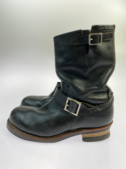 【現状渡し品】【メンズ】 REDWING レッドウィング 11INCH ENGINEER 9085 11インチ エンジニアブーツ 靴 164-260917-yn-09-min サイズ：27.0cm カラー：ブラック 万代Net店