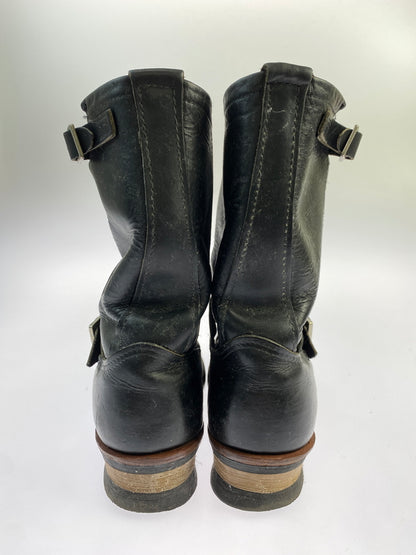 【現状渡し品】【メンズ】 REDWING レッドウィング 11INCH ENGINEER 9085 11インチ エンジニアブーツ 靴 164-260917-yn-09-min サイズ：27.0cm カラー：ブラック 万代Net店