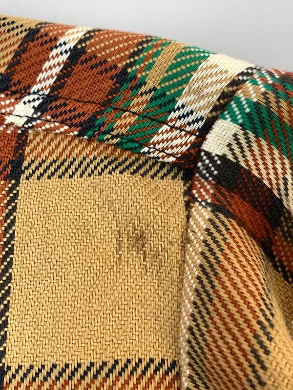 【現状渡し品】【メンズ】 FIVE BROTHERS ファイブブラザー 60年代 FLANNEL SHIRT フランネル シャツ トップス 146-260915-jt-15-min サイズ：サイズ不明 下記参照 カラー：ブラウン/ベージュ 万代Net店