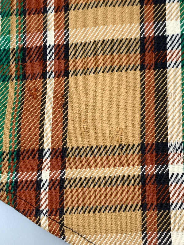 【現状渡し品】【メンズ】 FIVE BROTHERS ファイブブラザー 60年代 FLANNEL SHIRT フランネル シャツ トップス 146-260915-jt-15-min サイズ：サイズ不明 下記参照 カラー：ブラウン/ベージュ 万代Net店