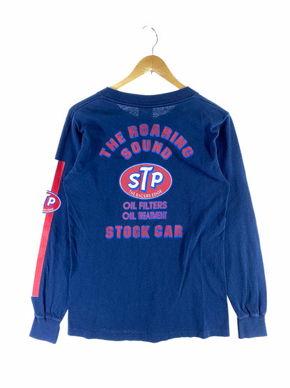 【中古品】【メンズ】 STP エスティーピー 90年代 LS TEE 長袖 Tシャツ トップス 146-260915-jt-32-min サイズ：S カラー：ネイビー 万代Net店