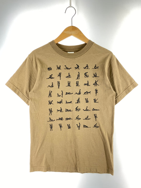 【中古品】【メンズ】 UNKNOWN THE FORTY EIGHT SEXUAL POSITIONS TEE 48セクシャル ポジションズ Tシャツ トップス 146-260915-jt-30-min サイズ：S カラー：ブラウン 万代Net店