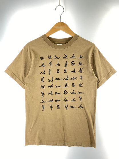 【中古品】【メンズ】 UNKNOWN THE FORTY EIGHT SEXUAL POSITIONS TEE 48セクシャル ポジションズ Tシャツ トップス 146-260915-jt-30-min サイズ：S カラー：ブラウン 万代Net店