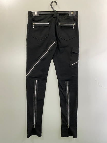 【中古品】【メンズ】 666 ロクロクロク ボンテージ スキニーパンツ ボトムス 156-260918-hu-12-min サイズ：30 カラー：ブラック 万代Net店