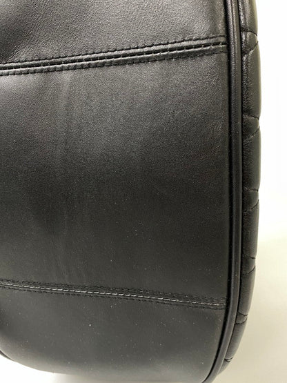 【中古品】【レディース】 SCHOTT ショット PADDED LEATHER BANANA BAG パデッド レザー バナナ バッグ 188-260918-hu-43-min カラー：ブラック 万代Net店