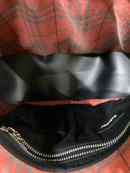 【中古品】【レディース】 SCHOTT ショット PADDED LEATHER BANANA BAG パデッド レザー バナナ バッグ 188-260918-hu-43-min カラー：ブラック 万代Net店