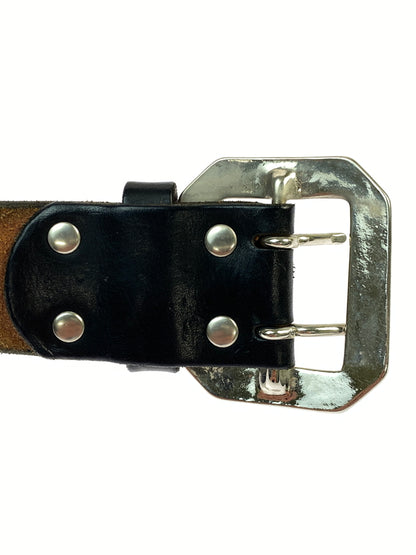 【中古品】【メンズ】 DIABOLIC ダイアボリック スタッズベルト レザー 小物 205-260923-hu-34-min カラー：ブラック/ホワイト/シルバー/ゴールド 万代Net店